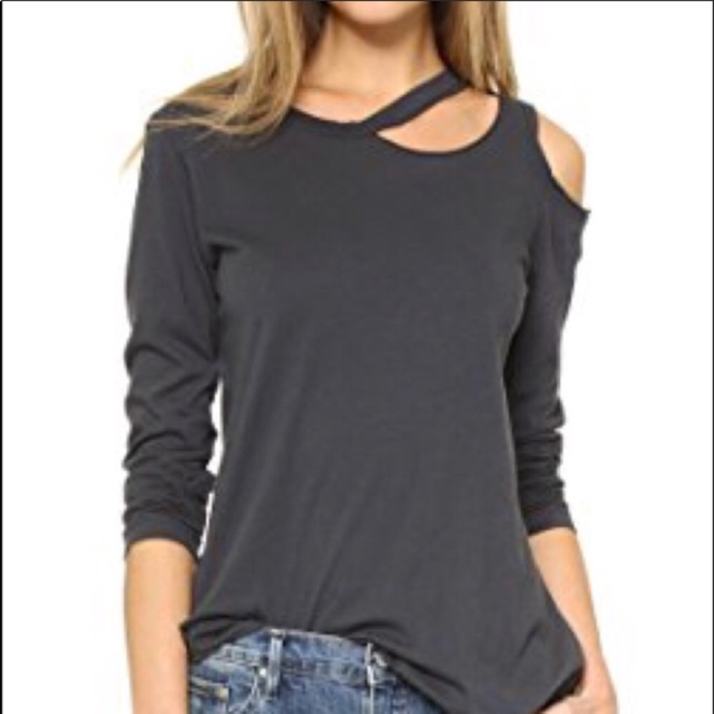 LNA Long Sleeve Slash Tee